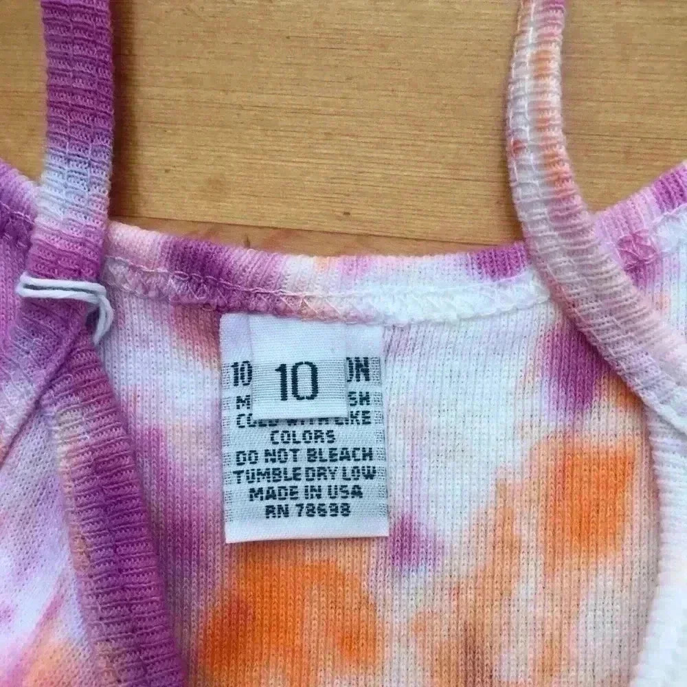 New! Tie dye tank dress. 100% cotton. - Picture 6 of 6